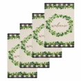 thumbnail image 1 of Spring Eucalyptus Leaves Kitchen Dish Towels for Drying Dishes Set of 4, Farmhouse Botanical Burlap Paid Waffle Weave Microfiber Hand Tea Bathroom Towels Quick Dry & Absorbent Towel 15.7x23.6, 1 of 7