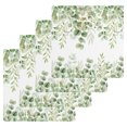 thumbnail image 1 of Spring Eucalyptus Leaves Kitchen Dish Towels for Drying Dishes Set of 4, Green Summer Botanical Waffle Weave Microfiber Hand Tea Bathroom Towels Quick Dry & Absorbent Towel 12x12, 1 of 7