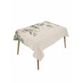 thumbnail image 1 of Spring Eucalyptus Table Cloth, Waterproof Tablecloth for Rectangle Tables, Summer Botanical Leaves Beige Watercolor Reusable Washable Fabric Table Cover for Restaurant Kitchen Dining Tables 60"x102", 1 of 9