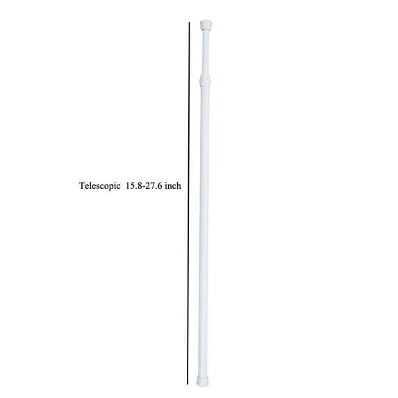 Spring Extendable Telescopic Net Voile Tension Curtain Rail Pole Rod Rods