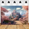 thumbnail image 1 of Spring Fairy Tale Castle Backdrop Dreamy ss Birthday Party Wedding Photography Background r Photostudio Props, 1 of 5