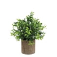 thumbnail image 1 of Spring Fake Plants, Artificial Tropical Small Pot Green Plants Indoor Office Table Kitchen Bathroom Home Decor, Semi Spherical Pulp Bonsai for Farmhouse Office Tabletop Decor, 1Pc(Green1,3x3x9.8"), 1 of 8