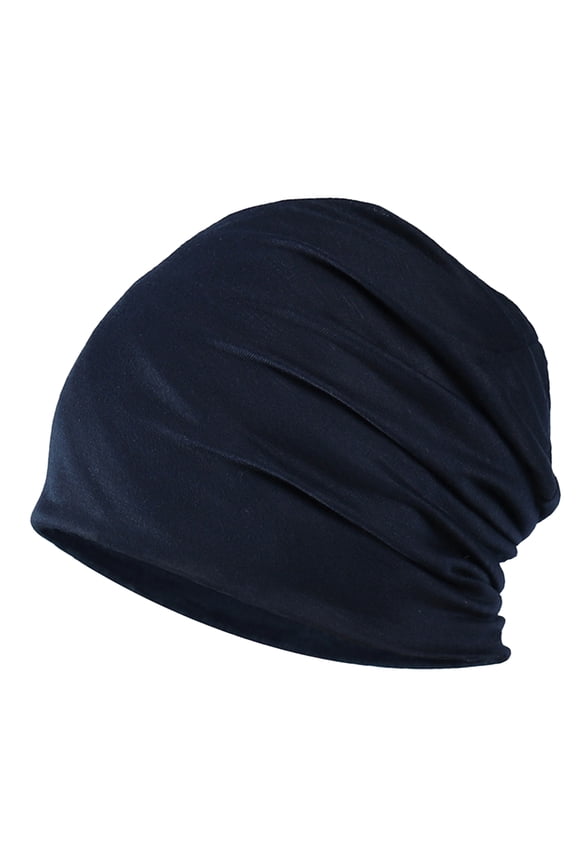 Spring Fall Skull Beanie Baggy Unisex Solid Color Elastic Thin Protective Street Dance Brimless Running Beanie Hat Headwear