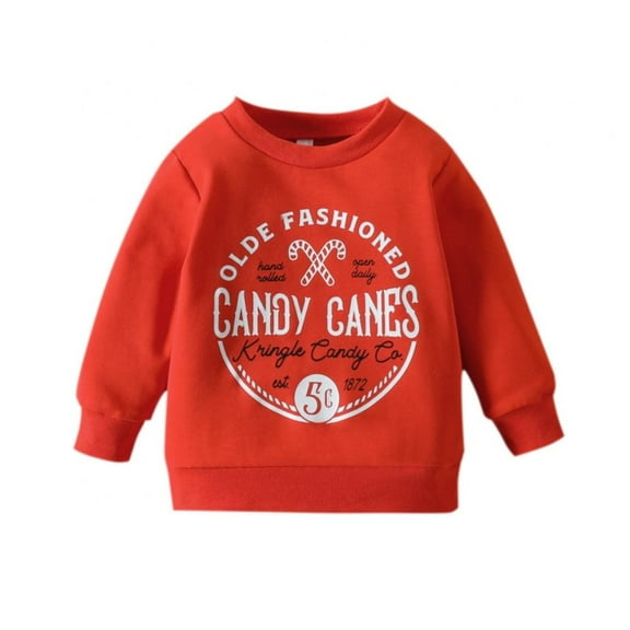 Spring Fall Sweatshirts for Boy Children's Cotton Clothing Kid Long Sleeved Christmas Sweater T-shirts Pullover Bottom Tops,6M-4Y