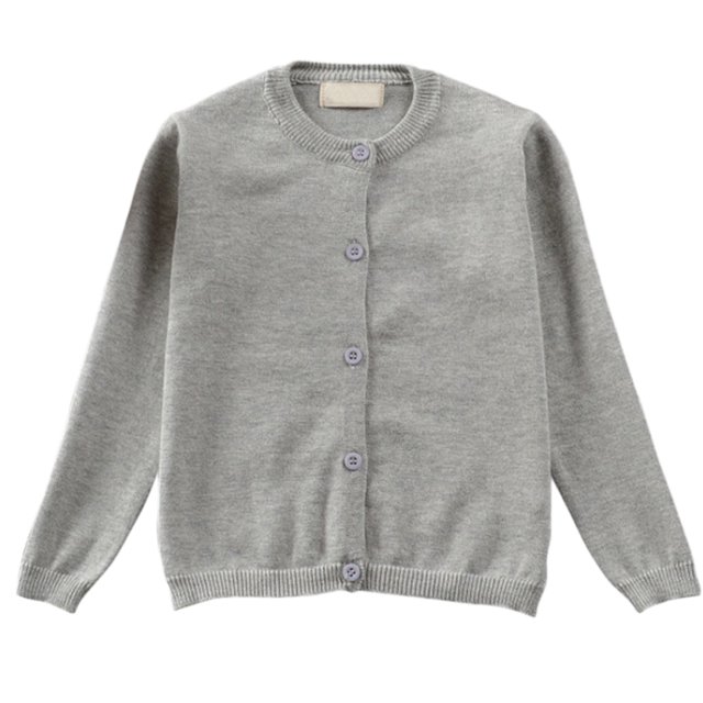 Spring/Fall Toddler Little Kids Boy Girl Cotton Button Knit Cardigan