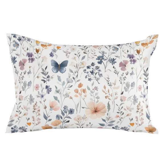Spring Farm Leaf Country Retro Plant Body Pillow Cover, Pillowcase Protectors with Zipper, Breathable Decorative Throw Pillow Case Cover, Pillow Shams for Couch Sofa 24x36Inch