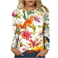 thumbnail image 1 of Spring Fashion for Women 2025, Long Sleeve Shirts, Ladies Tops and Blouses Tunic Tops for Women Loose Dressy Crewneck Shirts Graphic Tees, 1 of 5