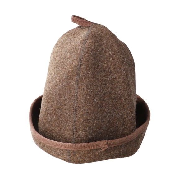 Spring Felt Sauna Cap 3mm Thick Heat Resistant Portable Shower Cap For Men Women Bathroom Water Absorption Felt Sauna Cap