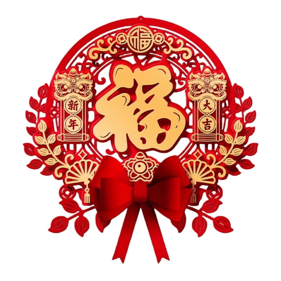 Spring Festival Door Couplets for Home Traditional Chinese Year Wishing Fortune and Happiness Festive Atmosphere Decoration