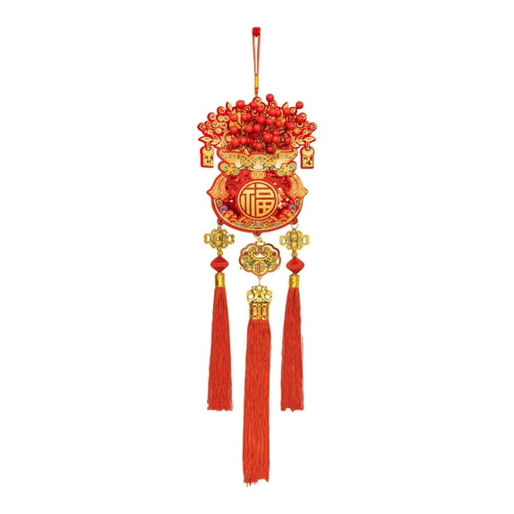Spring Festival Hanging Ornament Dimensional Fu Character Velvet Material Living Room Housewarming Gift