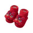 thumbnail image 1 of Spring Festival Kids Warm Lined Socks Winter Comfortable Toddler Floor Socks Soft Combed Cotton Elastic For Boys Girls, 1 of 9