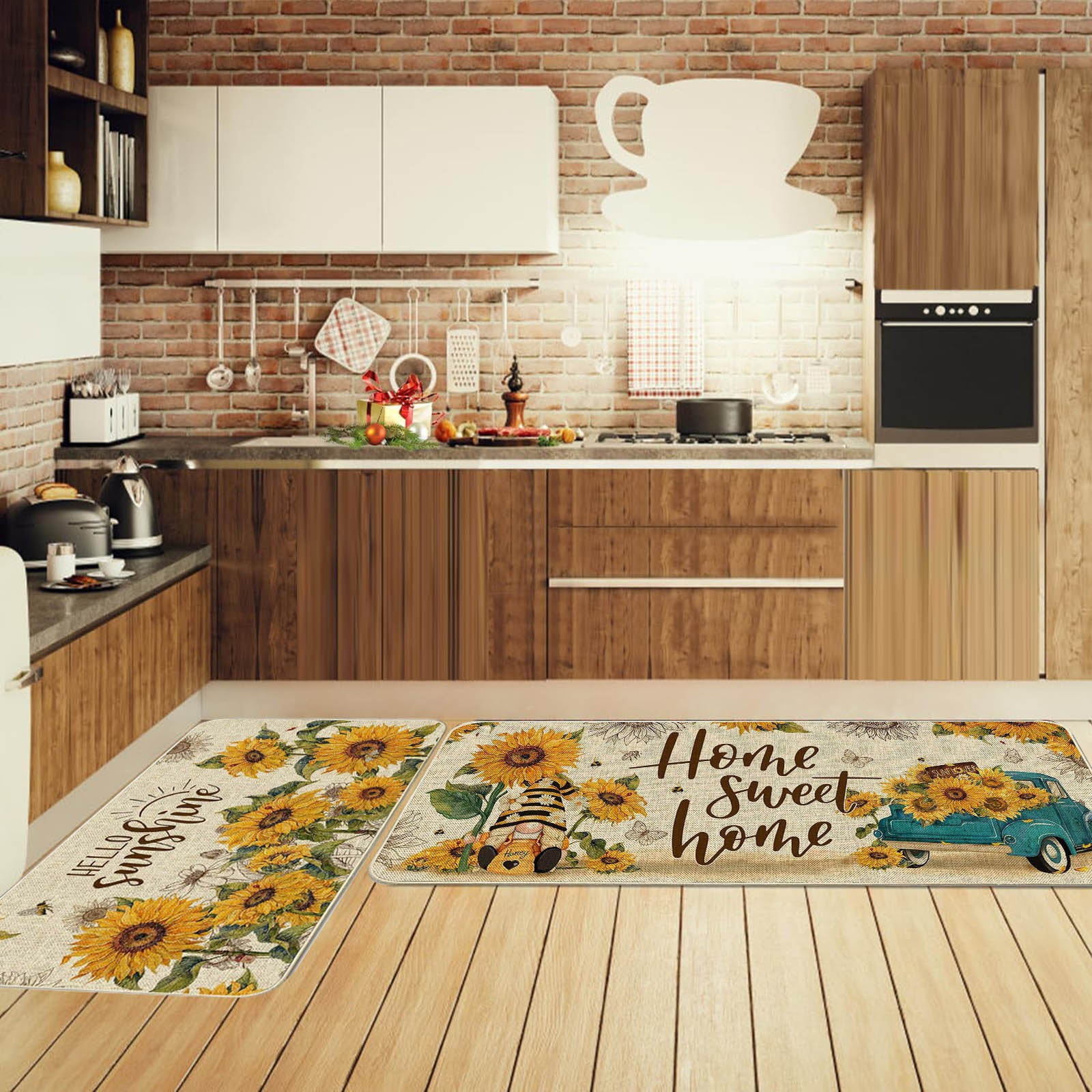 Spring Festival Kitchen Rugs And Mats Set Of 2 Kitchen Mats Spring