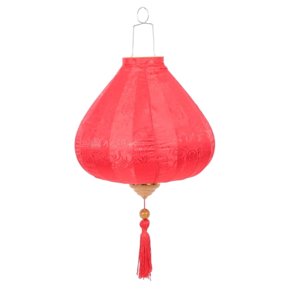 Milisten Large Red Hanging Lantern for Party Decorations, Festival Celebrations, Outdoor and Indoor Hanging Lantern Decor