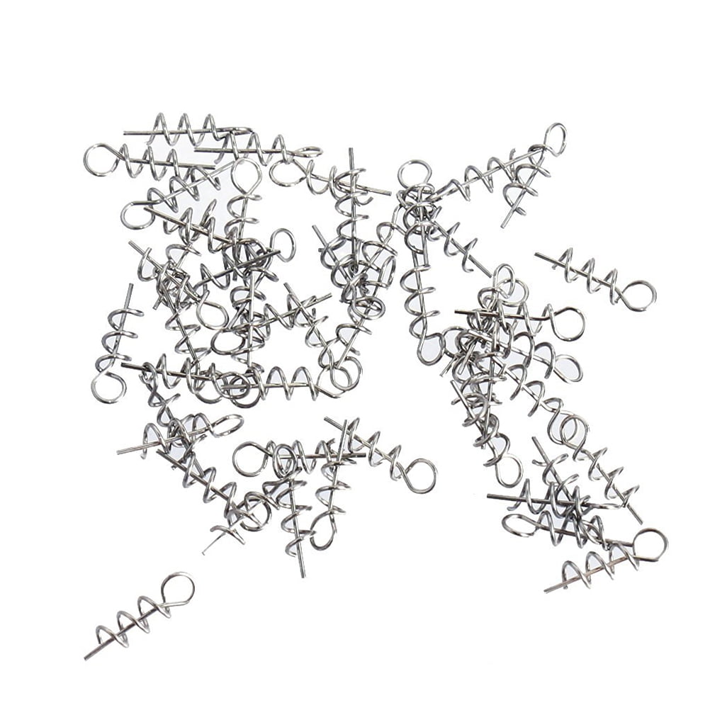 Spring Fixed Lock Pin Fishing Latch Pin Crank Hook Locking Bait Baits