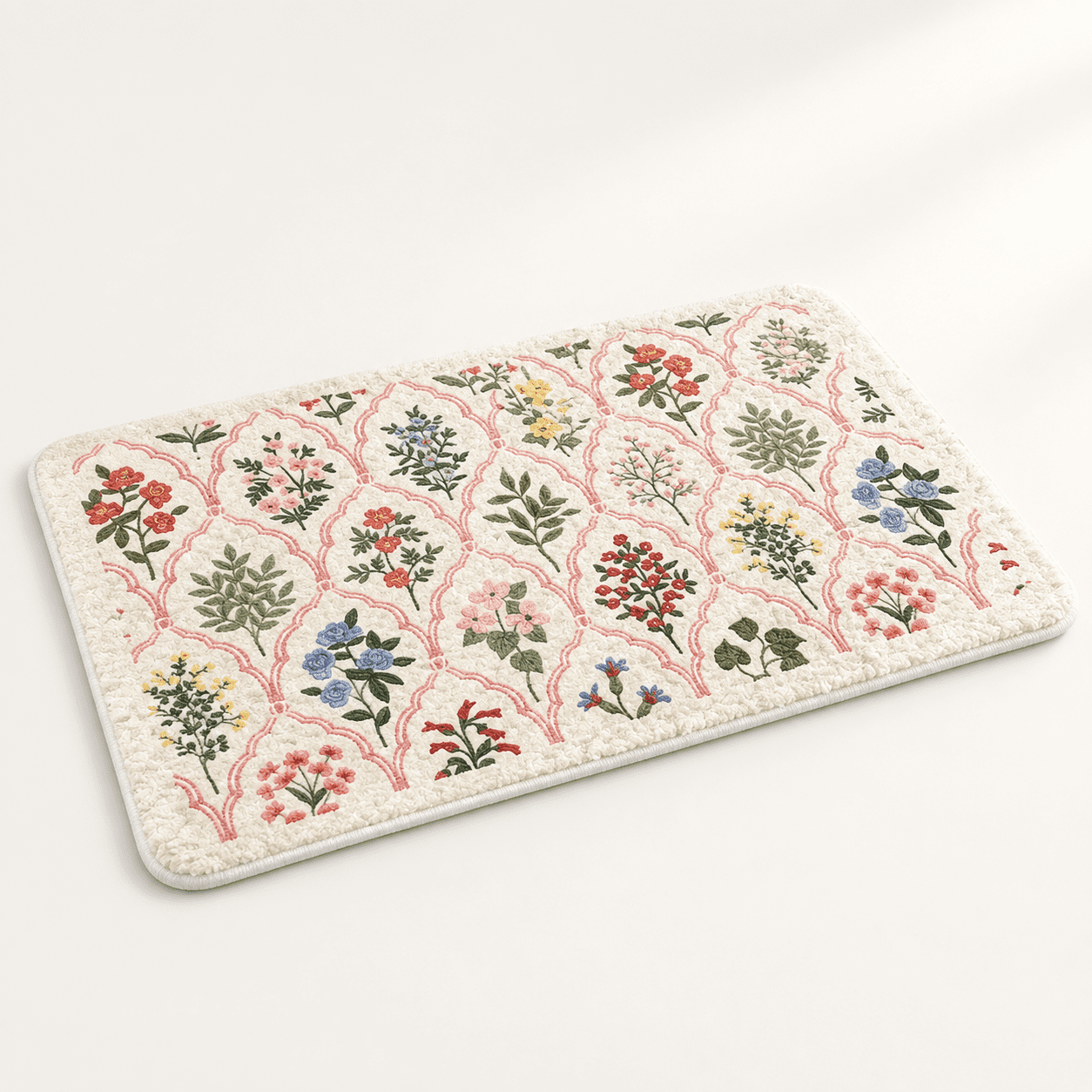 Spring Flower Simpl Spring Flbathroom Rug 32