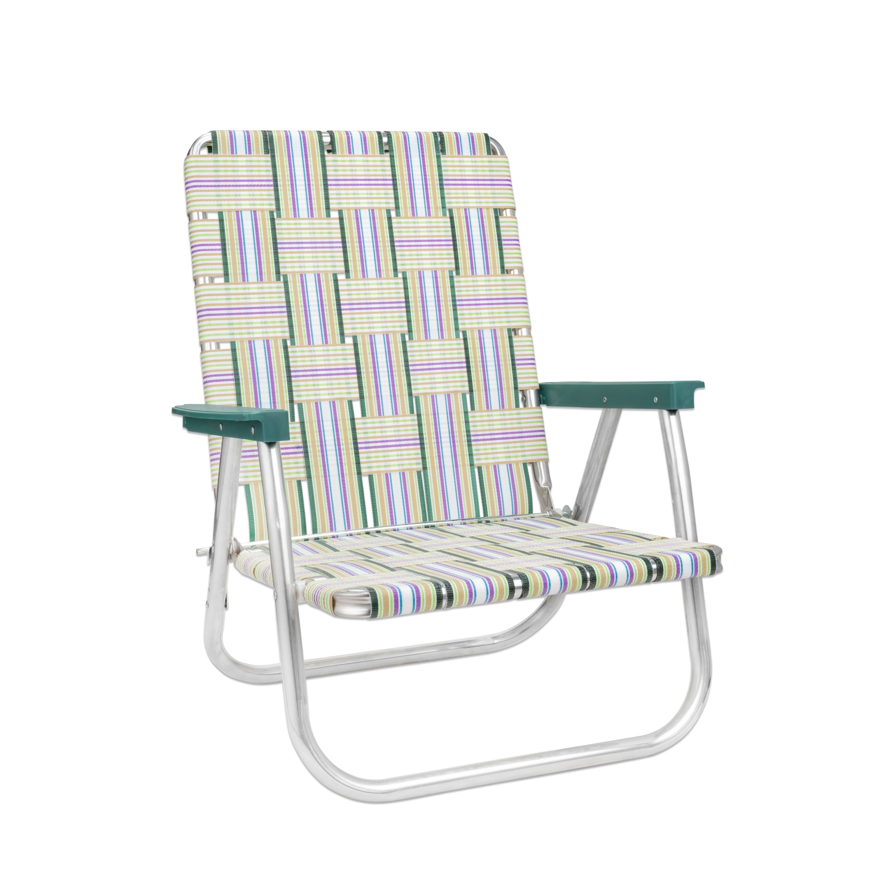 Lawn Chair USA Aluminum Folding Chair (1 Pack), Sea Island