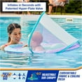 thumbnail image 1 of Spring Float with Adjustable Canopy and UPF  , Blue Lobster, 1 of 6