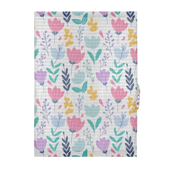 Spring Flora Design Door Curtain Blackout Thermal Insulated Door Side Curtain Panels Privacy 25x40in