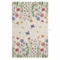 thumbnail image 1 of Spring Floral 1 Pack Kitchen Towel, Water Absorbent Dish Towel, Pink Blue Flowers Butterfly Rustic Decorative Hand Towels - Quick Drying Cloth for Cooking Baking, 18x28 Inch, 1 of 8