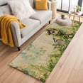 thumbnail image 1 of Spring Floral 2'x6' Runner Rugs for Hallway Kitchen Bedside Non Slip Washable, Birds Cabin Watercolor Botanical Retro Art Entryway Rug Runners with Rubber Backing, Long Carpet Runner for Laundry Room, 1 of 8