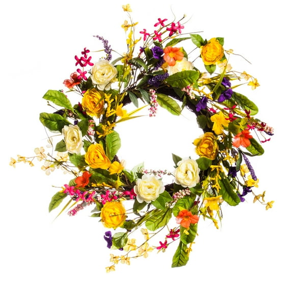 Spring Floral 24" Wreath