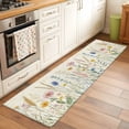 thumbnail image 1 of Spring Floral Area Rugs 2x6 for Kitchen Runner Rug, Summer Farmhouse Vintage Botanical Non Slip Washable Rug Runner, Low Pile Indoor Floor Carpet Mat Bathroom Rugs for Bedroom, Kids Room, 1 of 9