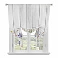 thumbnail image 1 of Spring Floral Balloon Curtains 63 Inch Length for Living Room/Bedroom, Summer Botanical Flowers Vintage Rod Pocket Privacy Door Curtains Decorative Tie Up Shade for Window 52"x63", 1 of 8