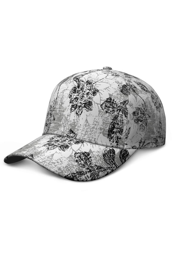 Spring Floral Baseball Cap Adjustable Snapback Lightweight