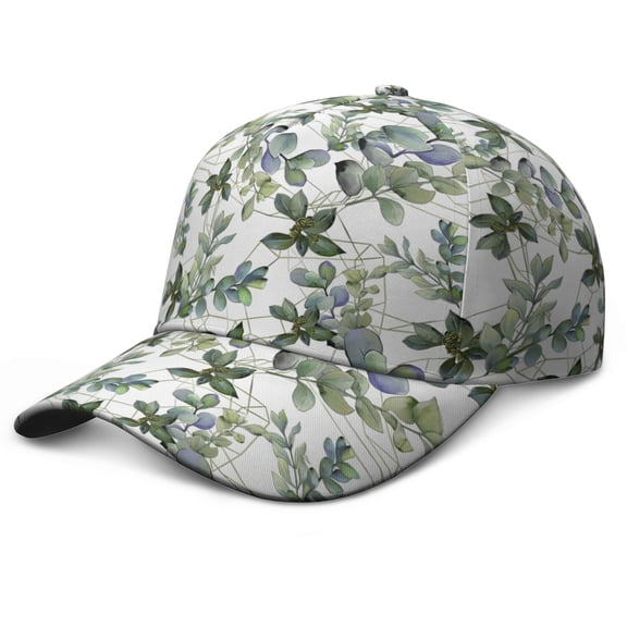 Spring Floral Baseball Cap Adjustable Snapback