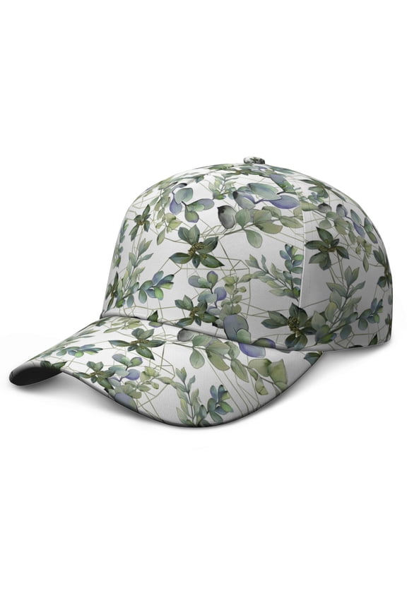 Spring Floral Baseball Cap Adjustable Snapback