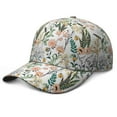 thumbnail image 1 of Spring Floral Baseball Cap Adjustable Snapback, 1 of 5