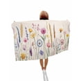 thumbnail image 1 of Spring Floral Beach Towels Oversized Super Absorbent, Summer Botanical Wild Flower Rustic Lightweight Bath Towel Quick Dry Sets For Bathroom/Pool/Rv Camping/Beach Play/Gym Room/Picnic 23"x47", 1 of 8