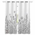 thumbnail image 1 of Spring Floral Blackout Curtains for Bedroom, Thermal Insulated Drapes, Farmhouse Flowers Modern Abstract Art Black Out Curtains 63 Inch Long Room Darkening Kitchen Curtains 42"x63" 2 Panels, 1 of 8