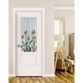 thumbnail image 1 of Spring Floral Blackout Curtains, French Door Curtains for Door Window, Watercolor Summer Botanical White Daisy Privacy Drapery for Patio/Sidelight Doors, 1 Panel with Tieback, 25 x 40 Inches, 1 of 6