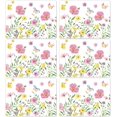 thumbnail image 1 of Spring Floral Butterfly Placemats Set of 6 Flower Summer Plastic Table Mats Wildflower Place Mats Washable Vinyl Rustic Holiday Table Decoration for Indoor Outdoor Party Kitchen Dining, 1 of 7
