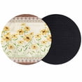 thumbnail image 1 of Spring Floral Coasters Set of 2, Absorbent Coasters for Drinks, Vintage Pastoral Flowers Retro Art Coaster for Desk Coffee Table Protection, Home Decor House Warming Gifts 4", 1 of 8