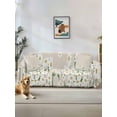 thumbnail image 1 of Spring Floral Couch Cover for Dogs, White Daisy Farmhouse Linen Texture Washable Sofa Covers Slipcover for Pets Dogs Futon Cover, Couch Recliner Covers, Oversized Chair Slipcover 71"x91", 1 of 9