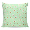 thumbnail image 1 of Spring Floral Daisy Pillow Covers 18x18 Inch Decorative Throw Pillow Cover, Sage Green Elegant Pastoral Flowers Sofa Pillowcases Accent Cushion Case Home Decor Bedroom Living Room, 1 of 6