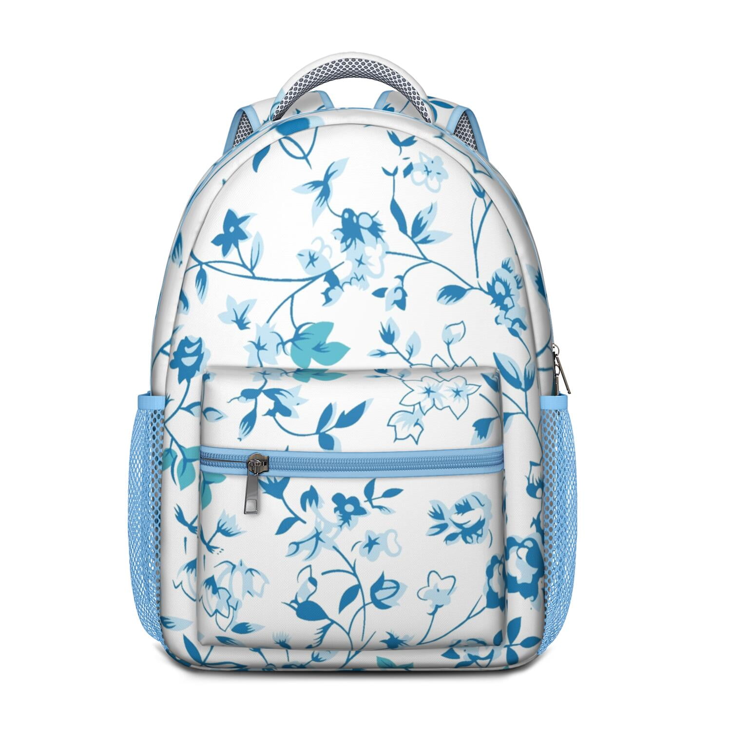 Spring Floral Design Student Backpack - Durable Ergonomic Backpack for Teens