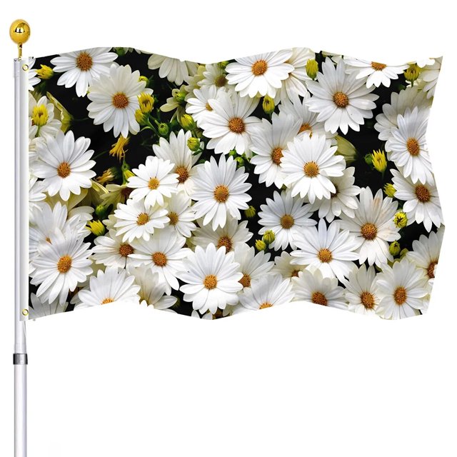 Spring Floral Flags Banner Seasonal Indoor Outdoor Party Decorations