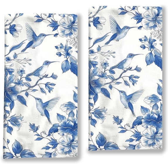 Spring Floral Hand Towel Set Of 2 Wildflower Decorative Hand Towels Soft High Absorbent Printed Towels Bathroom Decorative Hand Towel Dish Towel Kitchen Sports Gym Yoga Home Decor 15.7X 23.6 Inches