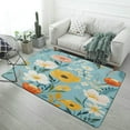 thumbnail image 1 of Spring Floral Home Decor Living Room Carpet Non-slip Hotel Lobby Floor Mat Kitchen Bedroom Entrance Doormat s, 1 of 7