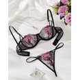thumbnail image 1 of Spring Floral Intimates Lingerie Set, 1 of 5