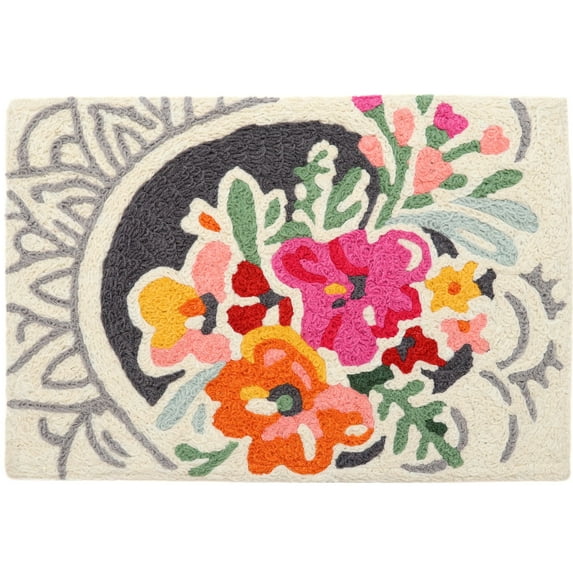 Spring Floral Jellybean Accent Washable Rug 20" x 30" JB-JPP003
