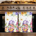 thumbnail image 1 of Spring Floral Kitchen Towels Set of 2, Watercolor Gnomes Flowers Butterflies Yellow Absorbent Dish Towels for Kitchen, Microfiber Hand Towel, Quick Drying Tea Towel for Cleaning Decorative Dishcloths, 1 of 7