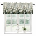 thumbnail image 1 of Spring Floral Kitchen Valances for Windows 60x18 Inch Kitchen Curtains Valances Rod Pocket Botanical Abstract Oil Painting Flowers Plant Bathroom Window Valances for Window Treatment Decor, 1 of 6