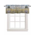 thumbnail image 1 of Spring Floral Kitchen Valances for Windows Farmhouse Linen Window Valance Curtain for Living Room Window Treatment Oil Painting Pastoral Flowers Valance Rod Pocket Topper Drape, 42 x 12 Inch, 1 of 6