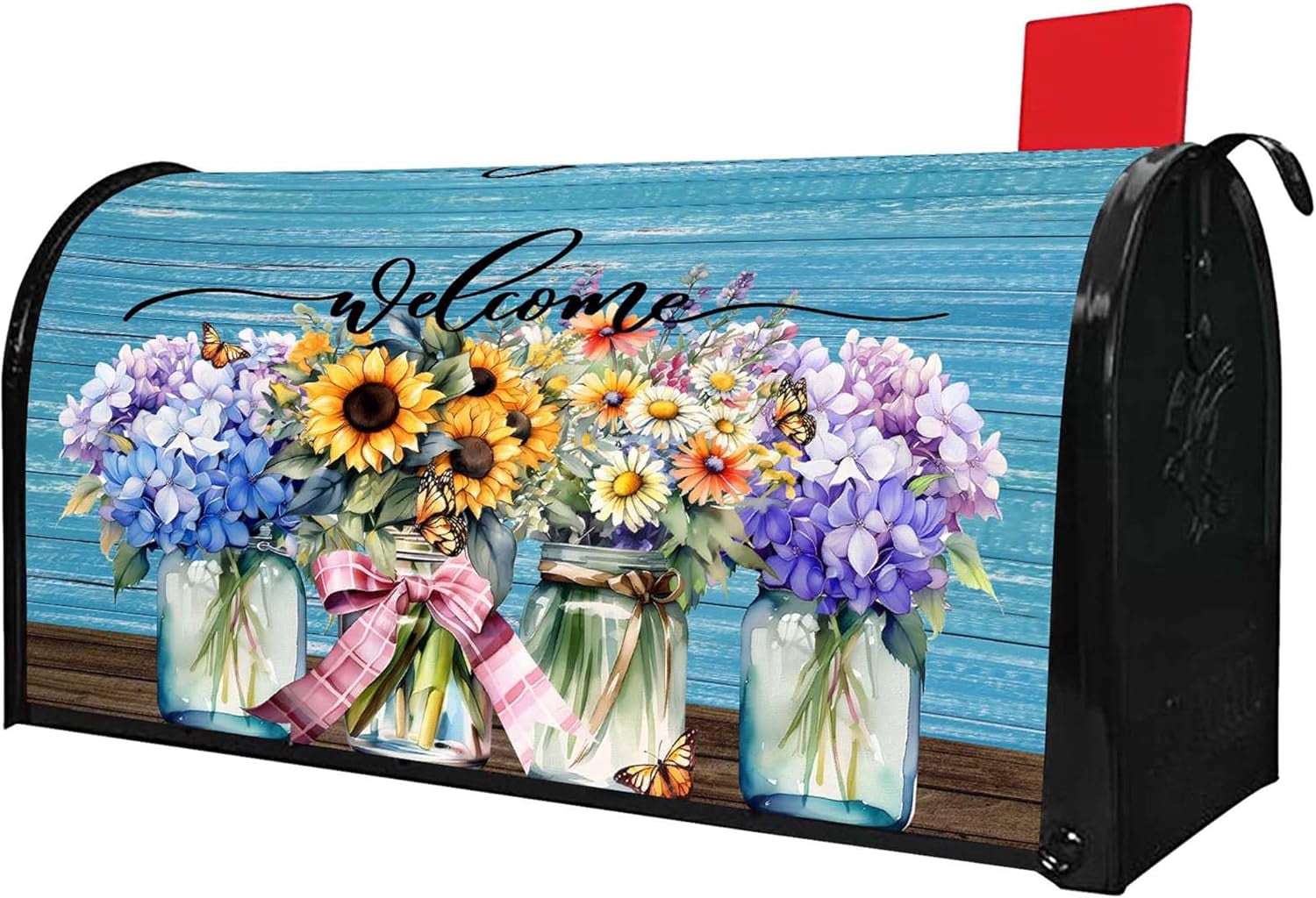 Spring Mailbox Spring Floral Mailbox Covers Magnetic Standard Size 21