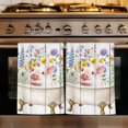 thumbnail image 1 of Spring Floral Pig Kitchen Towels Set of 4, Elegant Flowers Leaves Farmhouse Wooden Absorbent Dish Towels for Kitchen, Microfiber Hand Towel, Quick Drying Tea Towel for Cleaning Decorative Dishcloths, 1 of 7