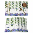 thumbnail image 1 of Spring Floral Placemats Set of 12 Summer Farmhouse Botanical Butterfly Place Mats Indoor Wipeable Table Mats Washable Cloth Dining Table Placemats for Kitchen Holiday Party Home Decor 13x19 Inch, 1 of 9